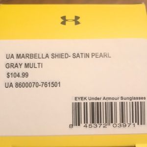 UA Marbella Shield- Satin Pearl Grey Multi